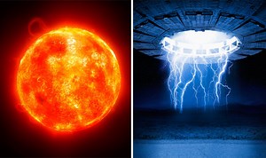 NASA pictures show UFO ‘sucking’ the sun’s energy