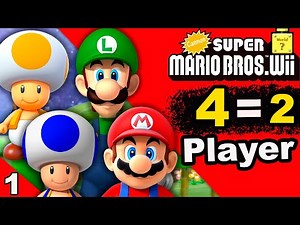 Cannon New Super Mario Bros. Wii – 4 (2) Player (Mario + Blue Toad, Luigi + Yellow Toad) #1