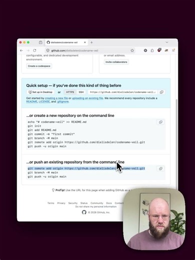 E15 — Push to GitHub | Codename: Veil