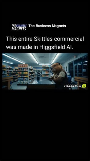 The Business Magnets on Instagram: "@higgsfield.ai just made a commercial for Skittles entirely with their latest Kling o1 model, and it’s already reshaping conversations across the advertising industry. What’s wild is how effortless the storytelling feels - the model delivers visuals with so much style, motion, and personality that viewers are double-taking at the fact it's AI. If this is what an AI-driven workflow can produce today, the future of commercial production is about to get a whole l