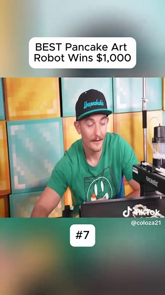 BEST Pancake Art Robot Wins $1,000