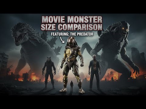 𝗣𝗿𝗲𝗱𝗮𝘁𝗼𝗿 𝗩𝗦 𝗠𝗼𝘃𝗶𝗲 𝗠𝗼𝗻𝘀𝘁𝗲𝗿𝘀 | 𝟯𝗗 𝗠𝗼𝗻𝘀𝘁𝗲𝗿𝘀 𝗦𝗶𝘇𝗲 𝗖𝗼𝗺𝗽𝗮𝗿𝗶𝘀𝗼𝗻 𝟮𝟬𝟮𝟱