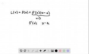 SOLVED:Determine the necessary conditions such that the linear approximation function is constant. Use a graph to prove your result.