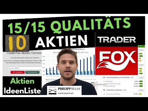 Traderfox 15/15 Qualitätscheck Aktien: Meine 10 langfristigen Favoriten Aktien vom Traderfoxscreener