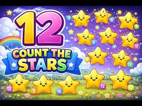 Number 12 twelve ⭐ | count to 12 | learn numbers | kids