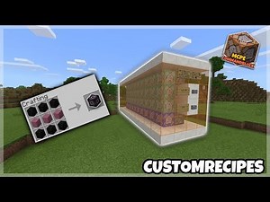 MCPE: Make Your Own Custom Crafting Recipes using Commands