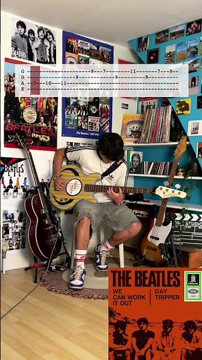 Bassline of The Day: Day Tripper by The Beatles #shorts #thebeatles