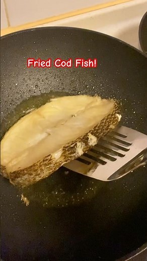 Fried Cod Fish 🐟 #codfish #fried #friedfish #friedfishrecipe #fish #ulam #ulamideas #food #foodie