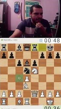 APLASTE LA CARO KANN EN 25 JUGADAS AJEDREZ BALA #28