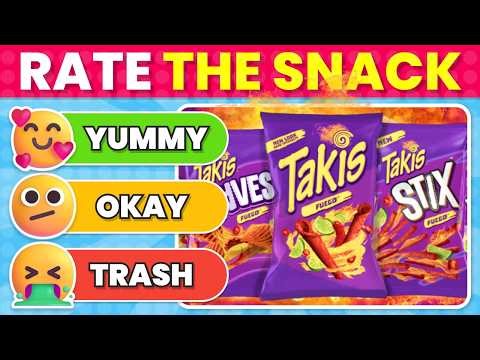 Rate the Candy & Snack! 🍭🍫 | Candy & Snack Tier List Challenge