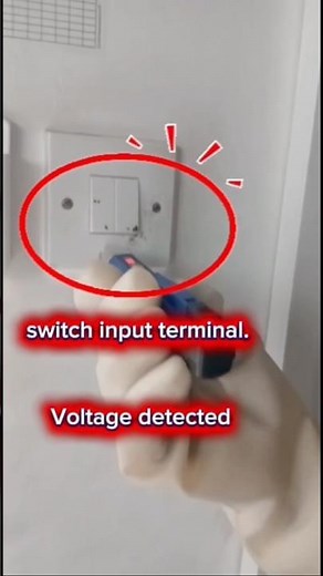 How to Check Live Voltage Without Opening a Switch ⚡ | Voltage Detector Demo