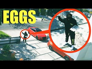 When you see Bryce Hall Fans outside your house, Lock the doors Immediately! (They egged us)