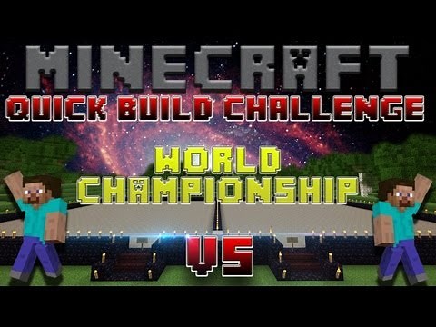 Minecraft Quick Build Challenge - World Championship! (Round 1, Match 1: GhostMagician vs NavyViper)