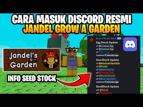 How to join Jandel Grow A Garden ROBLOX Official Discord - How To JOIN Grow A Garden DISCORD SERVER