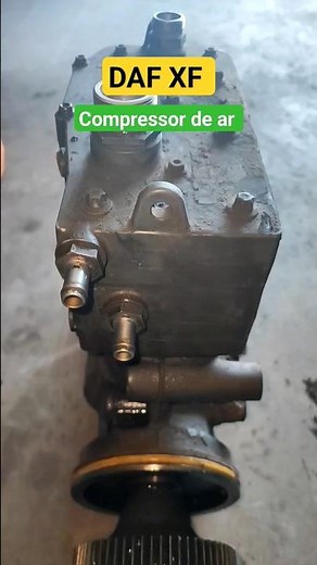Passando óleo para o sistema - compressor de ar - DAF XF