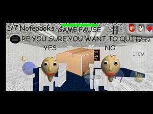 Baldi Hospital mod menu android port (Baldi basics mod)