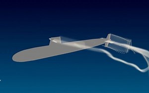 Submarine Wake - Vortex Particle Method 潜艇尾流 - 涡流粒子法