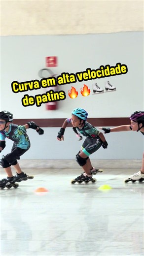 Curva em alta velocidade de patins: como cruzar sem perder velocidade