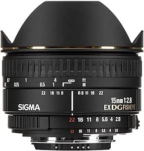 Sigma 15mm f/2.8 EX DG Diagonal Fisheye Lens for Nikon SLR Cameras