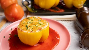 Corned Beef Hash in Bell Peppers Recipe