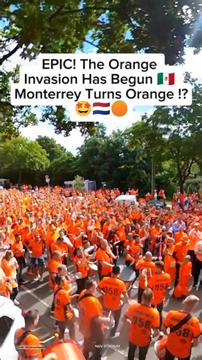 Amazing! The Dutch Army Bring The Party & Ready to Knockout Stage 🕺🤩🇳🇱🟠🔥 #worldcup2026 #oranje