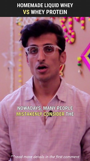 Homemade Liquid Whey Vs Whey Protein | #shorts 376 | is liquid whey at home better than whey supplement? | #short #reels #health #nutrition #food #fit #fitness #workout #muscle #musclegain #fatloss #weightgain #weightloss #healthmyths #fitnessbasics #healthbasics #nutritionbasics #nutrients #protein #lean #calories #strengthtraining #resistancetraining #hypertrophy #activelifestyle #calorie #proteinsources #proteinfoods #liquidwhey #homemadewhey #wheyathome WhatsApp Channel - https://whatsapp.co