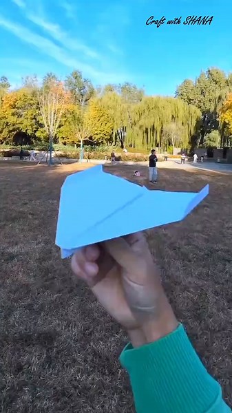 DIY Origami Paper Plane That Returns to You