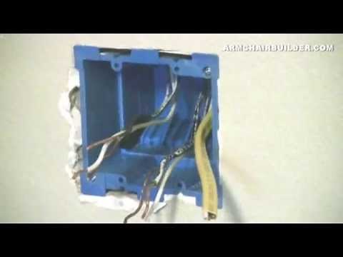 Recessed Outlet with Switch Installation