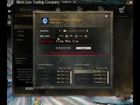 Bot user in gw2 trading post