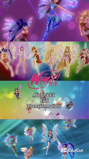 Ewolutions 3D/CGI Transformation of Winx Club