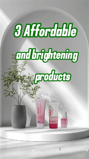3 Affordable and best brightening products ✨️#youtube shorts #skincare #viral shorts
