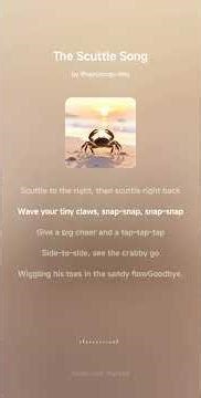 The Scuttle Song / Nursery Rhymes / Kids Songs / Whitenoise Texture