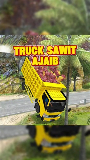 truck sawit ngedrift brutal meloncati tebing tinggi😯 #truckoleng #bussid #fyp