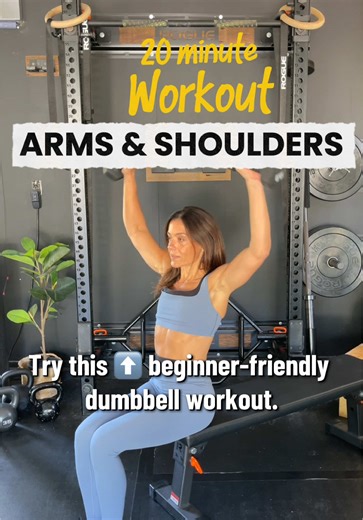 20-Minute Beginner Dumbbell Arm and Shoulder Workout