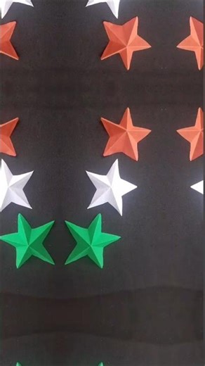 Sirf kagaz se Indian Star ⭐ | Mr Pawan Artist #PaperStar #IndianStar #Shorts #ytshorts #ViralShorts