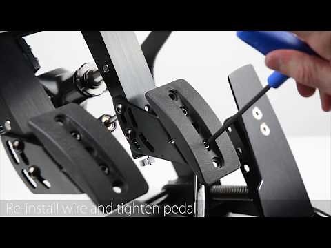 How to install Fanatec D-Shape CS Pedals V3 Inverted