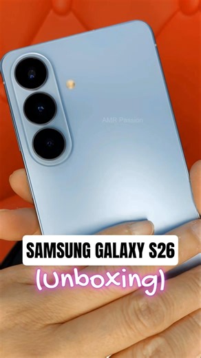 What's inside the box of the latest Samsung Galaxy S26? #samsung #samsungsseries #samsungunpacked