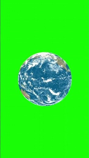 Rotating Earth Green Screen 🌍 4K Spinning Globe Planet Overlay for Video Editing | capcut