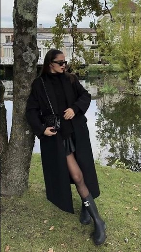 winter mini skirt outfit