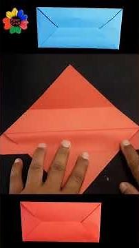 Quick Paper Envelope Folding Technique #craft #origami #shortvideo