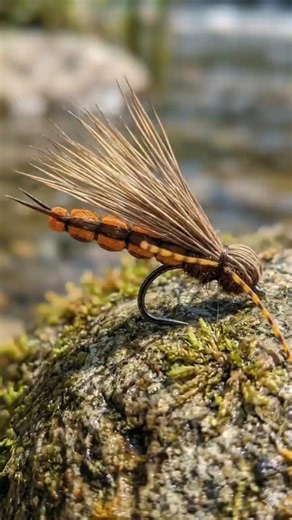 Foam Stonefly Dry Fly. #dryfly #flytying #flyfishing #troutflies #shotaflies #Bestfly #graylingflie