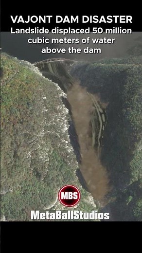 Vajont Dam disaster (Italy, 1963) 🌊🤯
