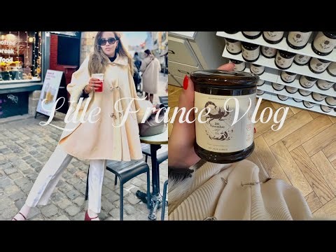 Lille Nightlife & Cozy Food Vlog | France Travel, Food, & City Tour!