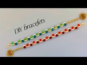 Simple and easy bead bracelets patterns