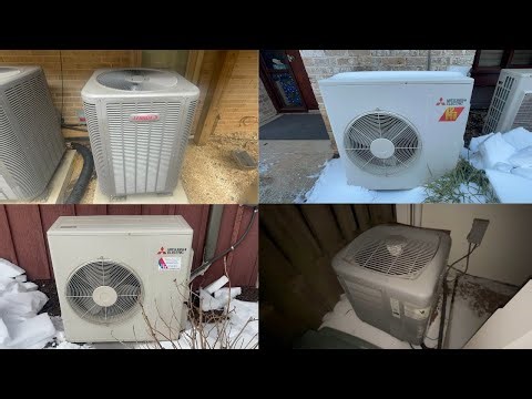 Defrost Compilation: Mitsubishi, Carrier Infinity, & Lennox Merit Heat Pumps Defrosting
