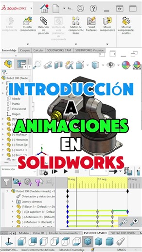 Animaciones en SolidWorks: Aprende desde cero