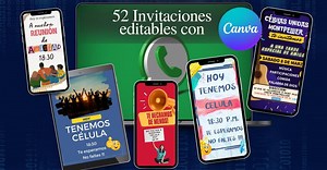 52 Weekly Christian Invitations for Churches | Editable Templates in Canva | Digital Resources for Groups and Bible Studies. - Etsy Canada