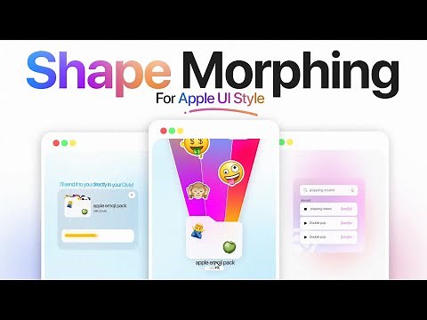 How To Master Shape Morphing For Apple Ui Style – Full After Effects Tutorial