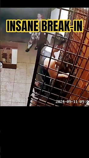 The Most Insane House Break-In Footage