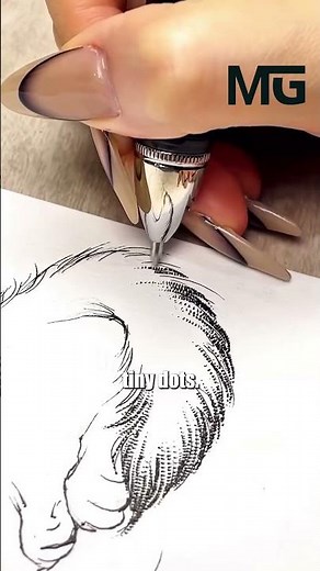 Stippling Made Easy! Try the Cuttlelola Dotspen Today